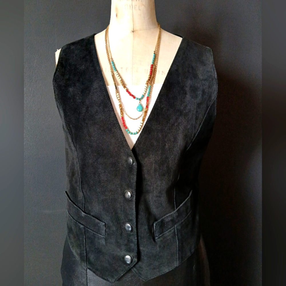 Vintage Suede Vest